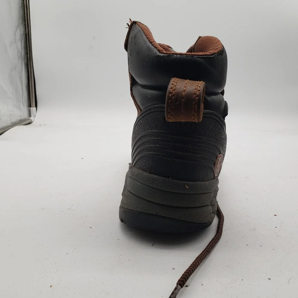 HAWX Boots Mens Size 9.5D‎ Brown Leather Waterproof Comp Toe Work Safety Boots